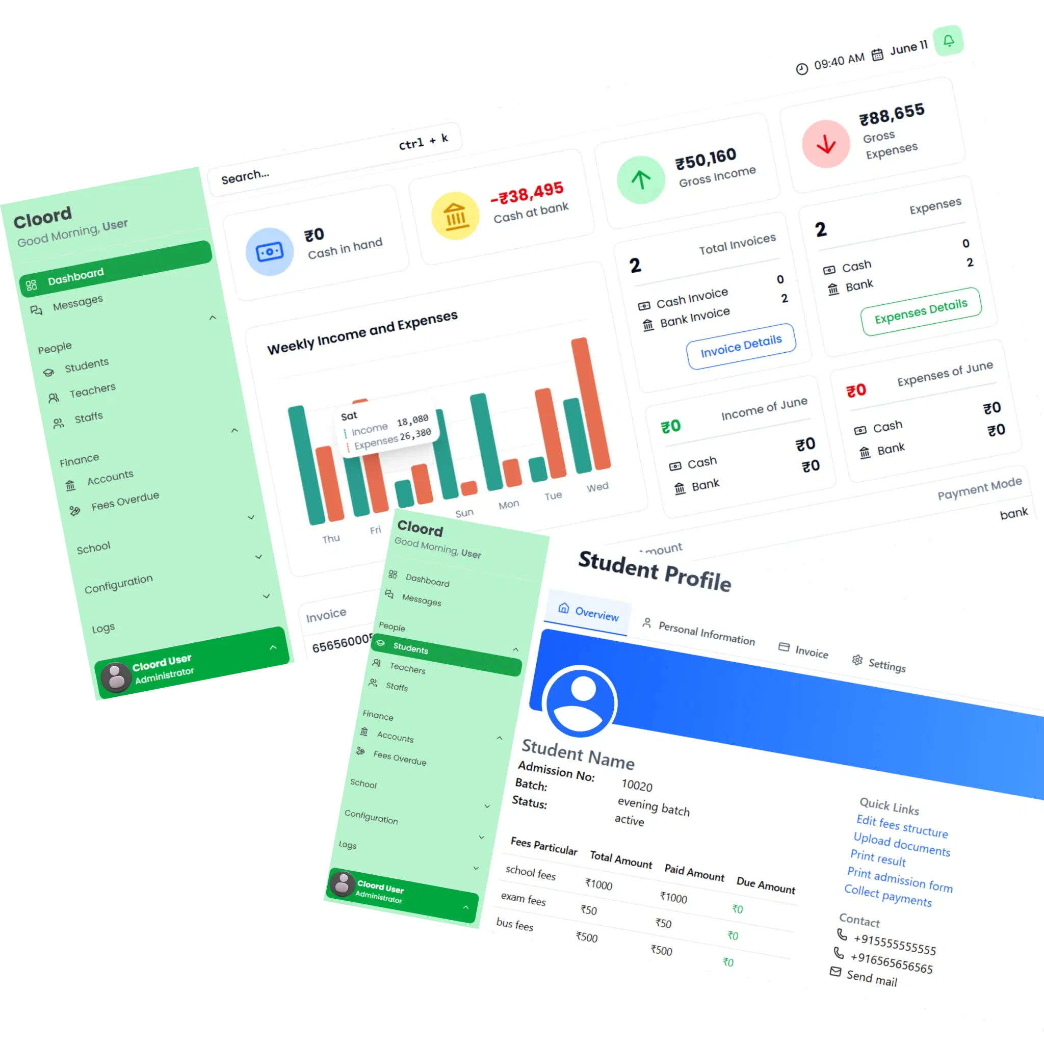 Advanced Education Management Dashboard